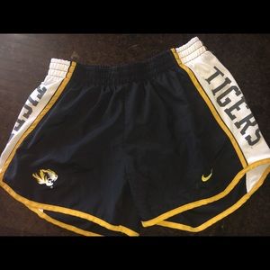 University of Missouri Nike Running Shorts